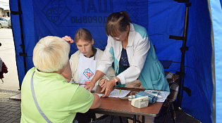  В Костроме продолжает работу медицинско-профилактическое мероприятие «Шаг к здоровью»